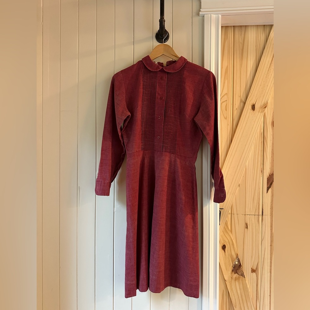 Vintage 1960s light red Country Cousins dress